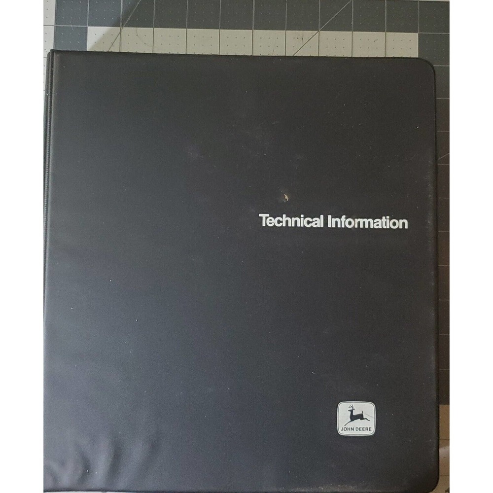 John Deere TM1301 Technical Manual Dec 1985 Front Mowers
